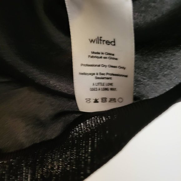 Aritzia Wilfred Apollini Blouse in black - Picture 4 of 7